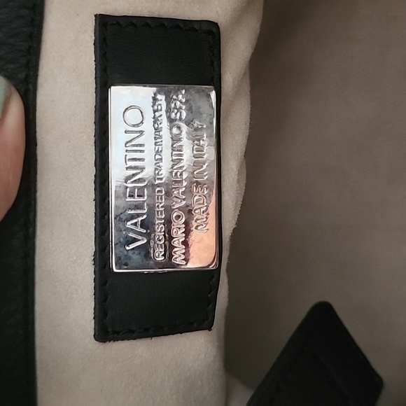 MARIO VALENTINO MADE IN ITALY REAL LEATHER LARGE CELINE LIKE TOTE BAG EUC - Picture 11 of 14